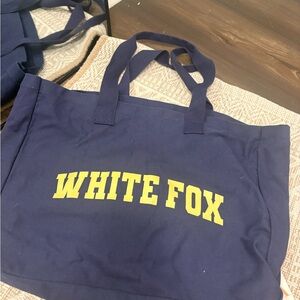 Navy Blue Tote Bag